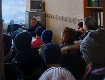 Ученики начальных классов побывали с экскурсией в МО МВД России «Базарно-Карабулакский»