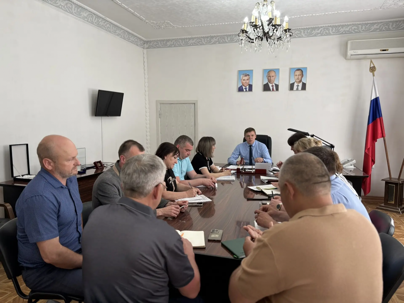 Глава района Андрей Кушнарёв провёл рабочее совещание с главами администраций муниципальных образований
