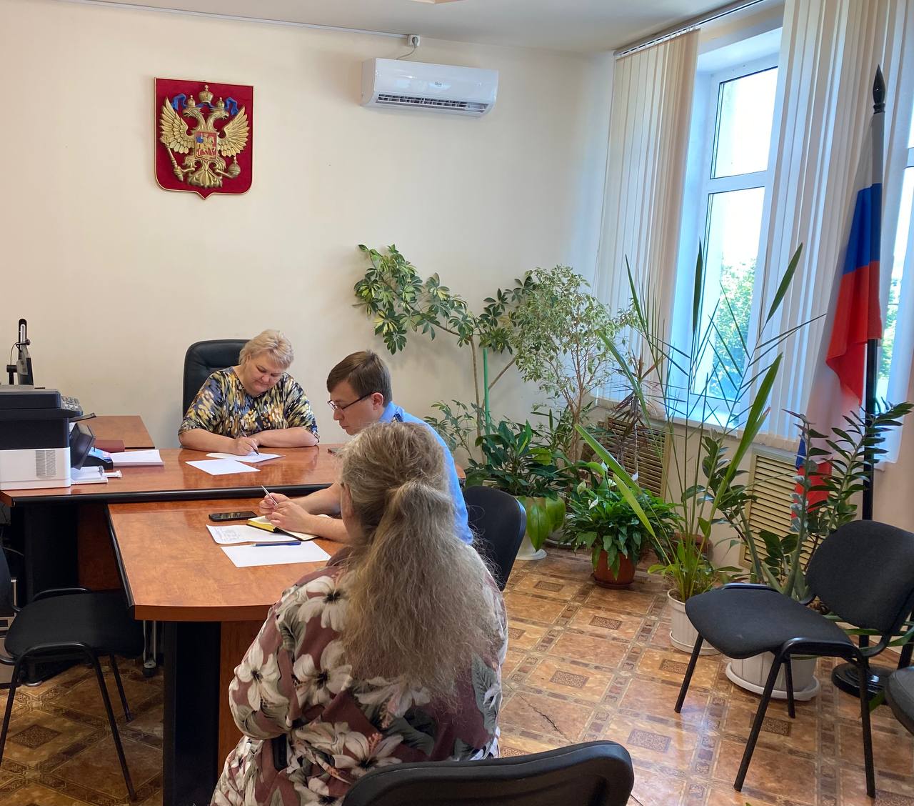 Сегодня глава района Н. В. Трошина по поручению губернатора Саратовской области Р. В. Бусаргина вновь провела традиционный прием участников специальной военной операции и членов их семей.