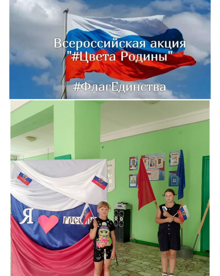 Максимовский СДК принял участие в Всероссийской акции "Цвета Родины"
