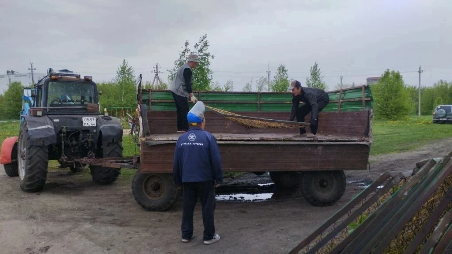 Глава администрации Свободинского МО Сергей Панкратов организовал демонтаж старого забора в детском саду р. п. Свободный 