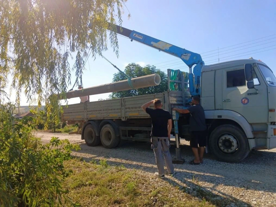В Алексеевке ведутся работы по замене труб водоснабжения