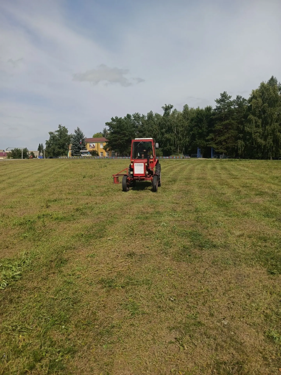 В Шняевском МО проходят работы по покосу