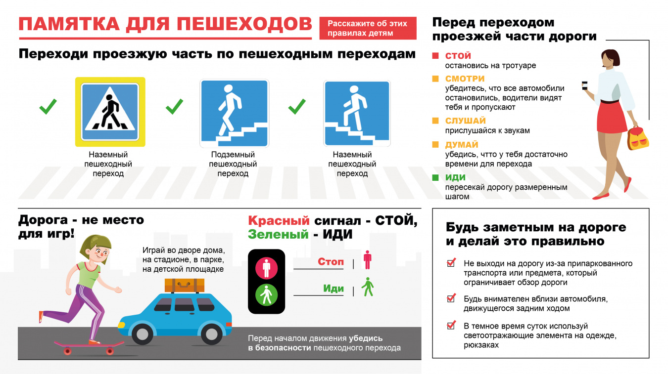 Памятка по ПДД