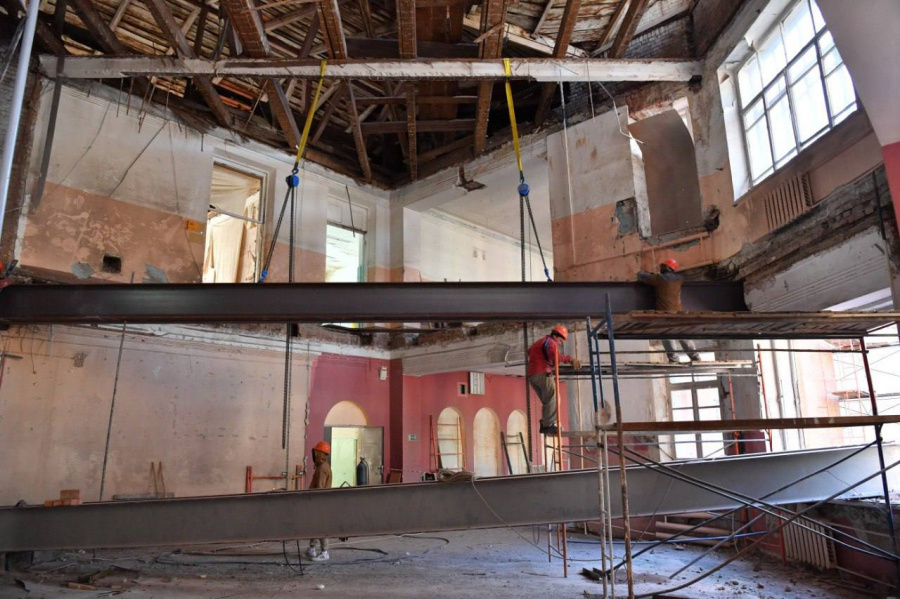 С нового года начнется второй этап реконструкции исторического здания школы № 2 Саратова