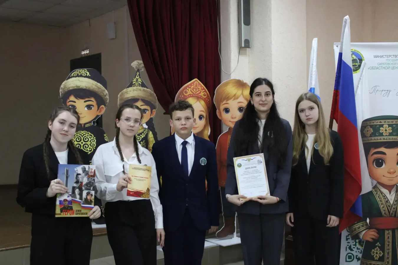 Команда музея школы № 1 Базарного Карабулака заняла второе место на областном фестивале