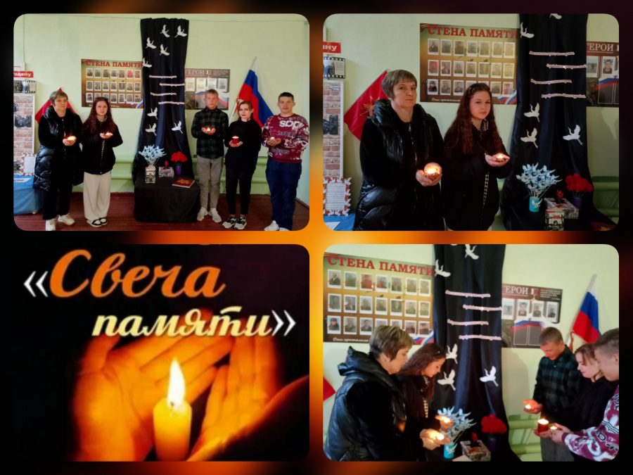 Большечечуйский СДК присоеденился к патриотической акции «Свеча памяти» 