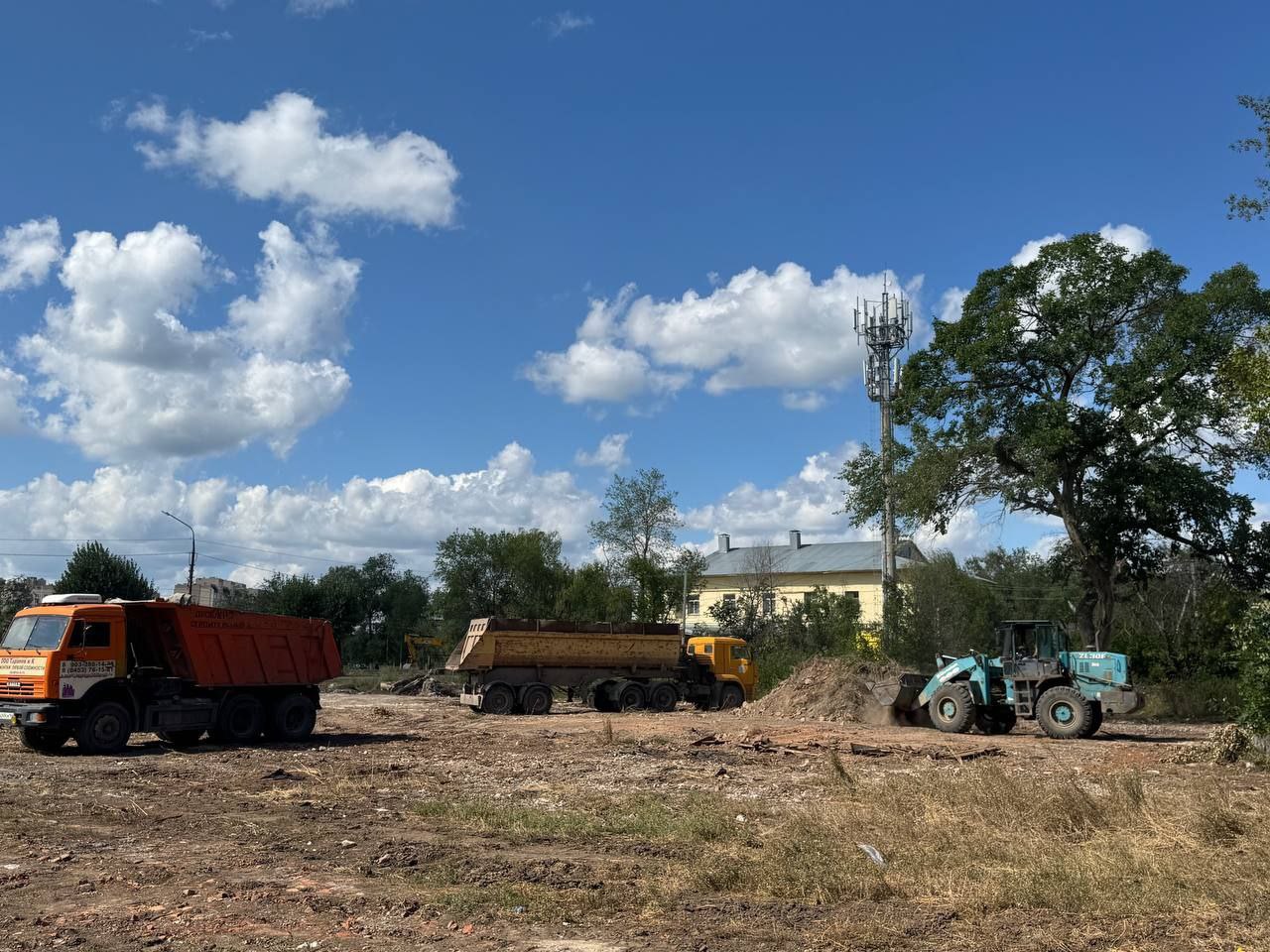 В Летном городке Энгельса завершается подготовка территории к созданию экопарка