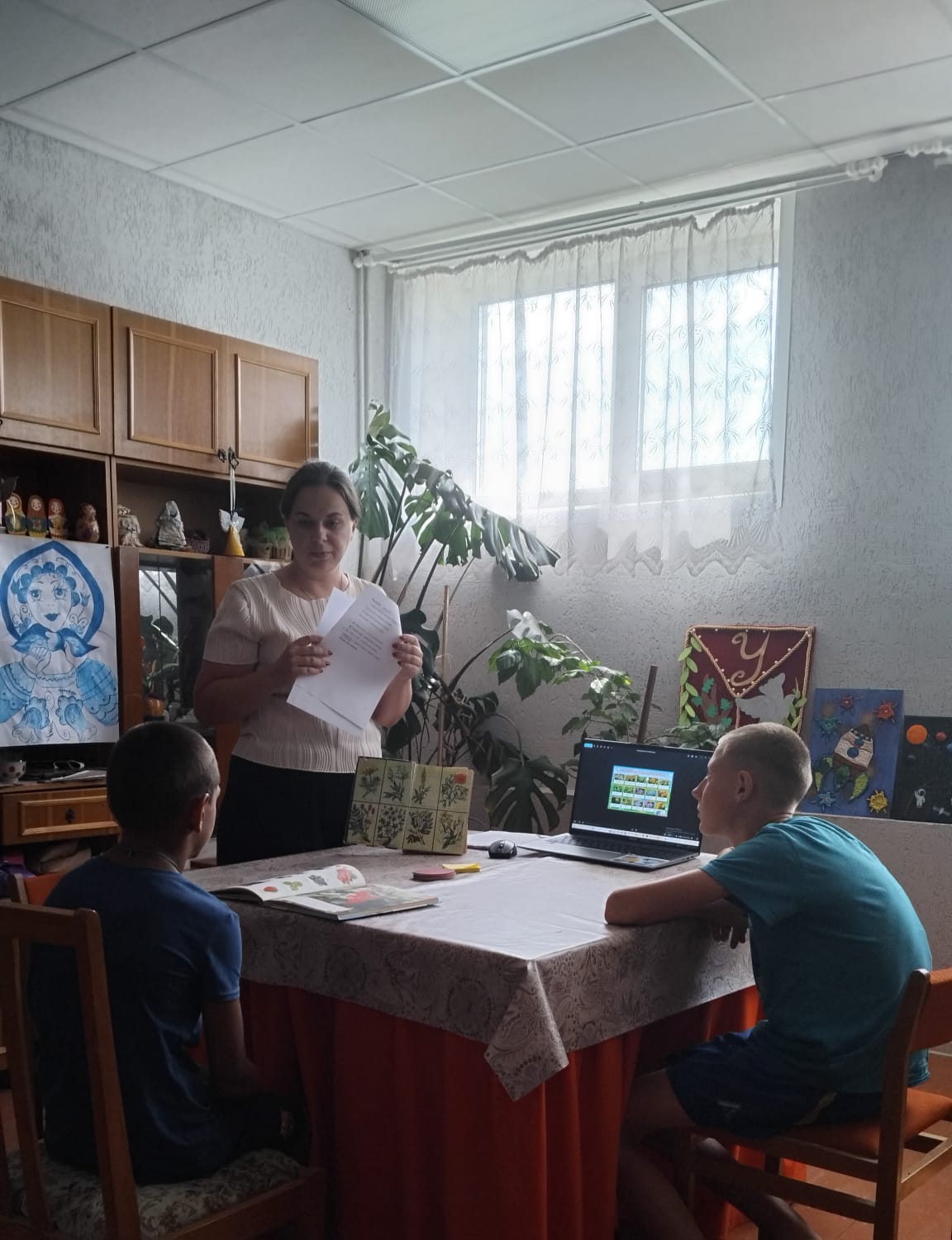 В Ивановском СДК, прошёл экологический час «Лекарственные растения, родного края