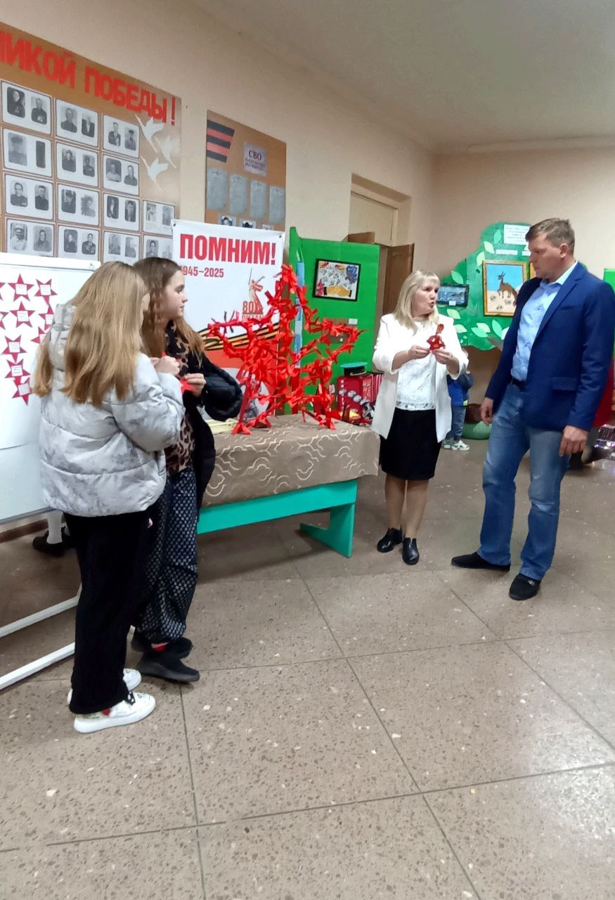 Глава администрации Алексеевского муниципального образования посетил мероприятие, посвященное 80-летию Великой Победы