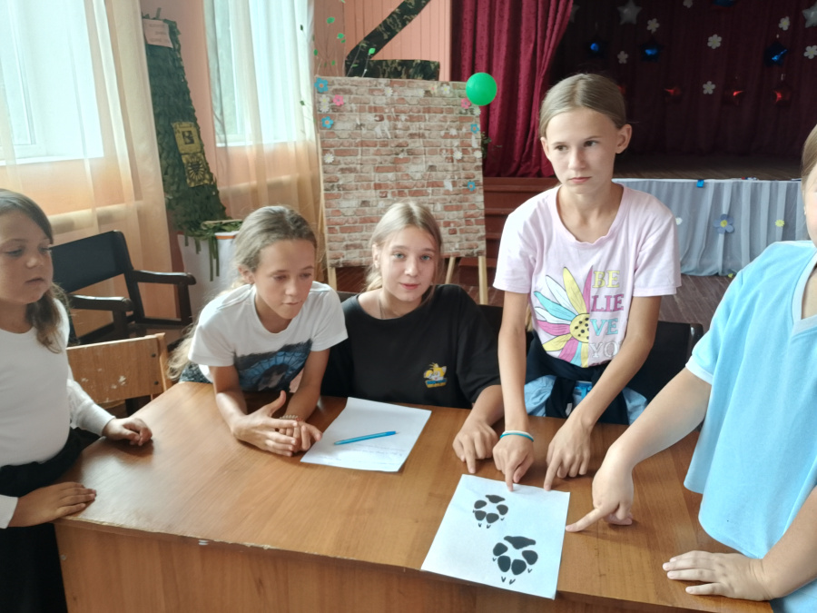 13 августа 2025г на базе Большечечуйского СДК прошла игровая познавательная программа воспитывающая бережное отношение к окружающему миру “В лесном царстве мудром государстве”