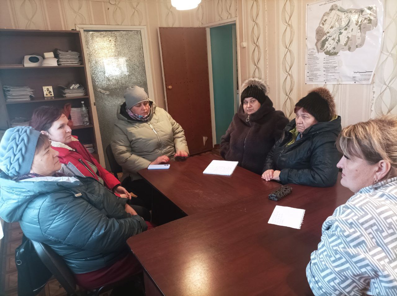 В администрации с. Стригай под руководством  специалиста Осиповой С. Г. состоялся ПДС с повесткой дня: