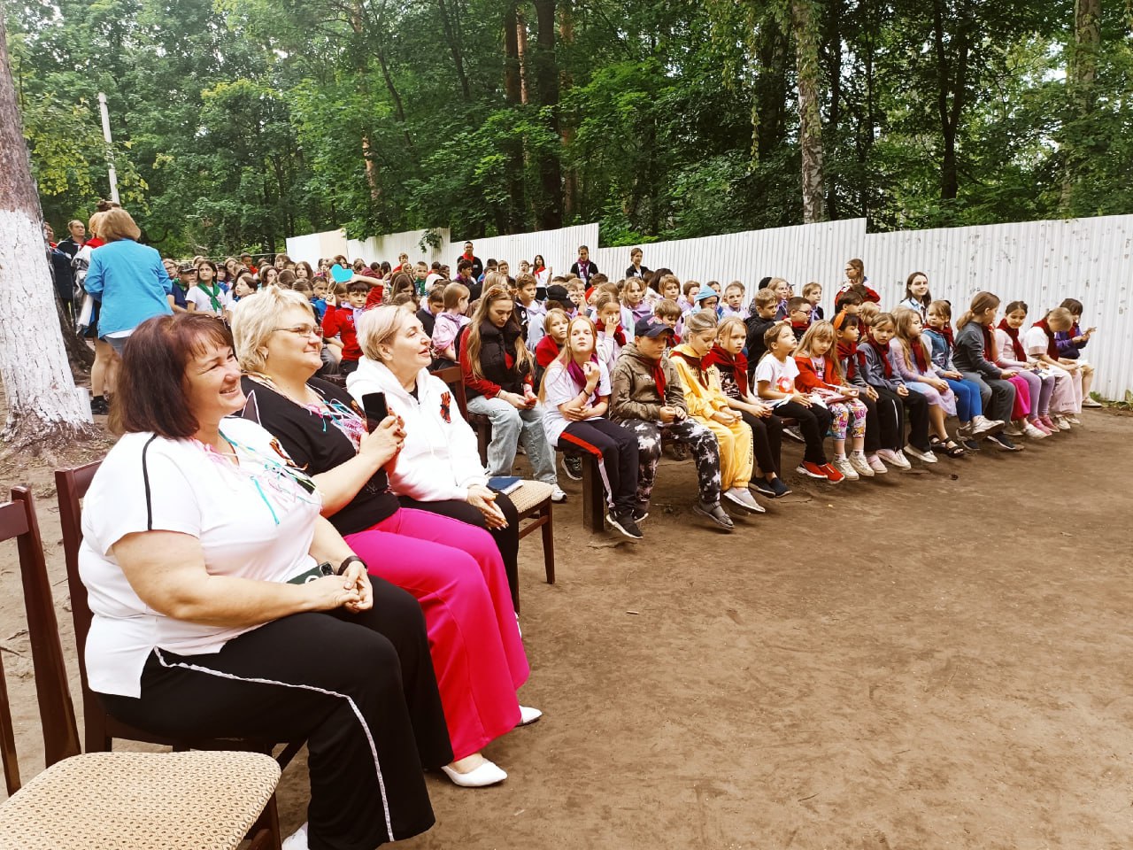 В лагере прошёл концерт, посвящённый закрытию первой летней смены.
