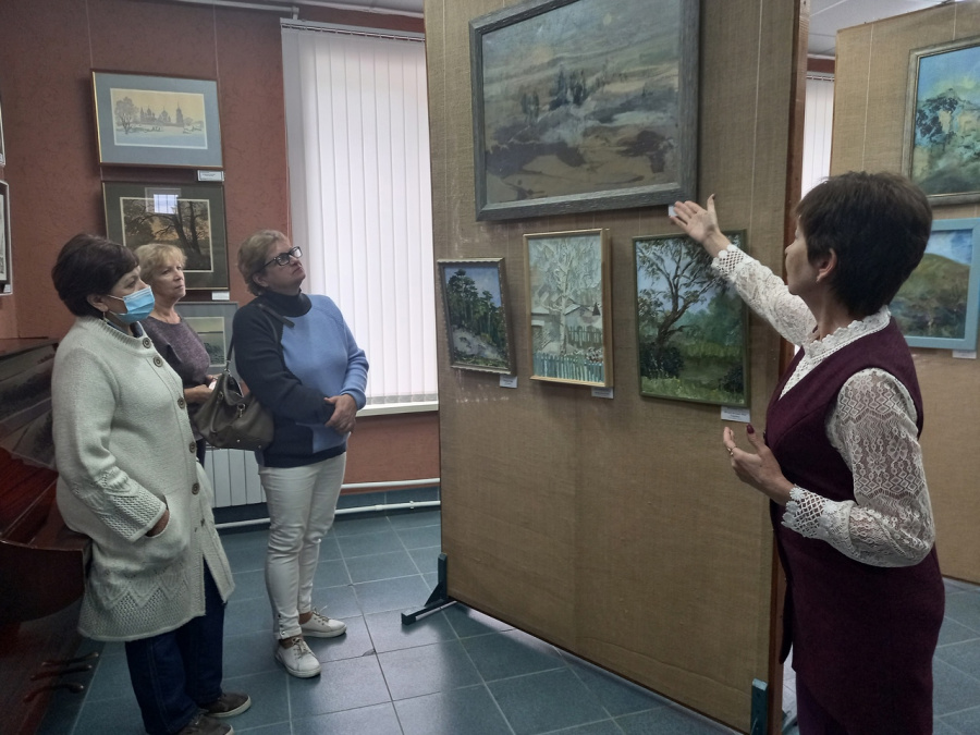 В музее открылась новая выставка.