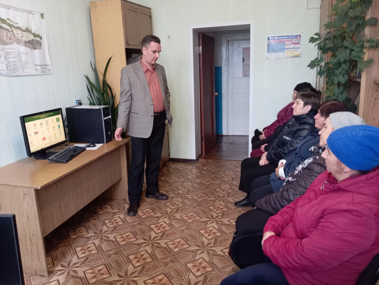 В с. Большая Чечуйка  состоялось открытие сельского кабинета доступности цифровых государственных и финансовых онлайн-услуг