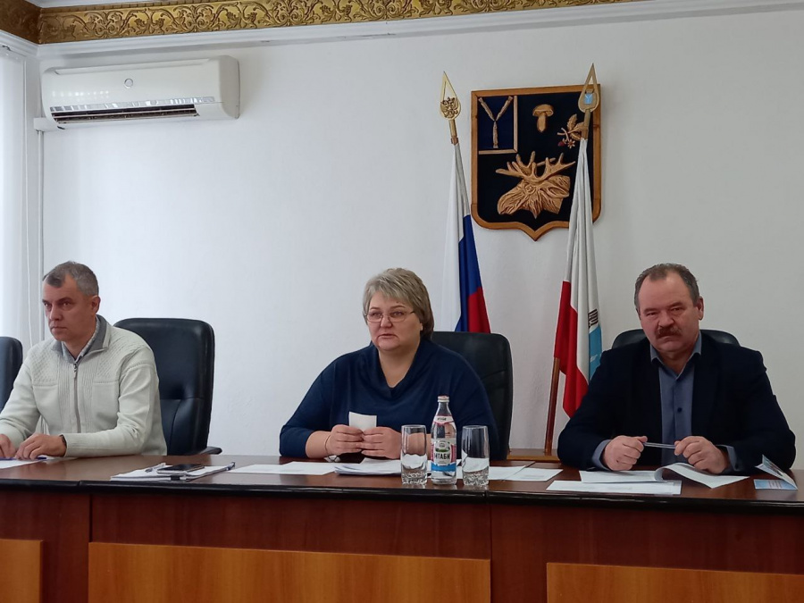 Глава Базарно-Карабулакского района Н.В. Трошина провела рабочее совещание