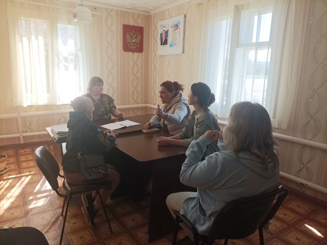 В администрации села Стригай прошла встреча с родителями несовершеннолетних детей