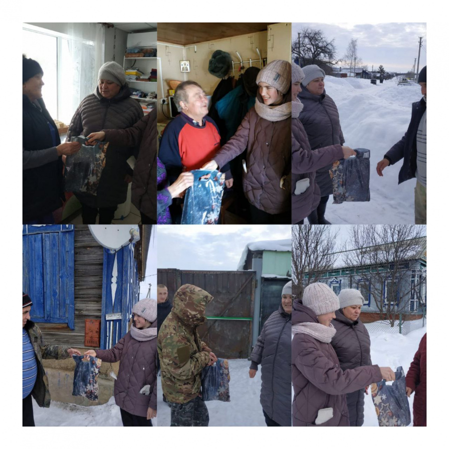 Вниманием и заботой окружили в День защитника Отечества семьи земляков-участников СВО в Казанле