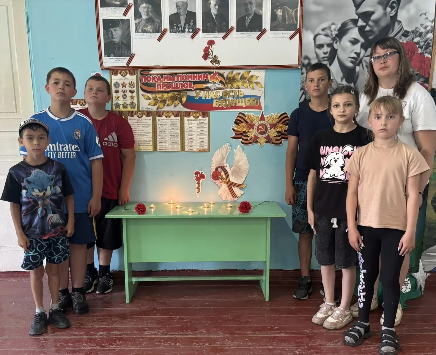 В преддверии Дня памяти и скорби, который отмечается 22 июня на базе Первоханенëвского СДК прошла акция «Свеча памяти»