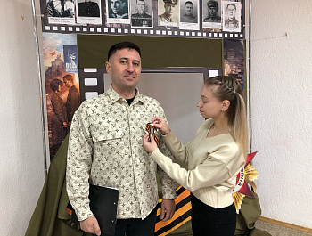 80-летию Великой Победы, посвящается! Акция «Георгиевская ленточка»