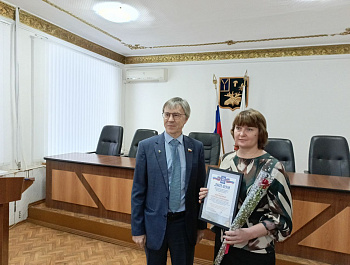 В администрации района прошла встреча с депутатом облдумы В.В. Рогожиным