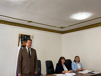 Врип главы района А. Д. Курочкин сегодня принял участие в совещании руководителей образовательных организаций нашего района