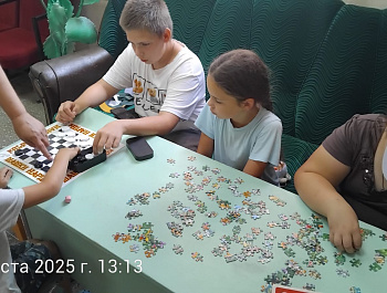 В Ивановском сельском Доме культуры 13.08 прошел день настольных игр «Игротека на столе»