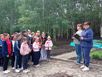В преддверии Дня памяти и скорби 20 июня в с.Первая Ханеневка прошёл митинг "Помним.Чтим"