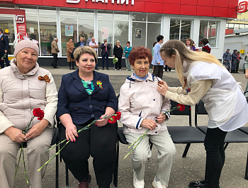 80-летию Великой Победы, посвящается! Акция «Георгиевская ленточка»