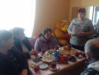 Сегодня  на базе Стригайского сельского дома культуры провели чаепитие, посвящённое празднику Покрова Пресвятой Богородицы