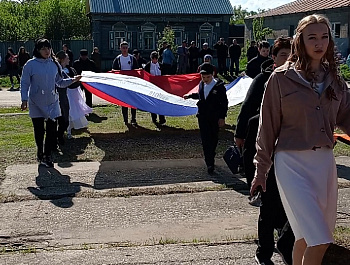 С утра 9 мая в с.Казанла состоялся митинг, посвящённый 80-й годовщине Победы Советского народа в Великой Отечественной войне