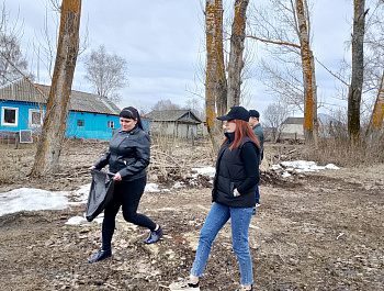 Сегодня 19 марта 2025г на территории села Большая Чечуйка при участии военно- патриотического клуба ПАТРИОТ прошла акция  «Мусору – нет!»
