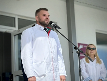 Глава района Андрей Кушнарев поприветствовал участников акции «Поезд здоровья»