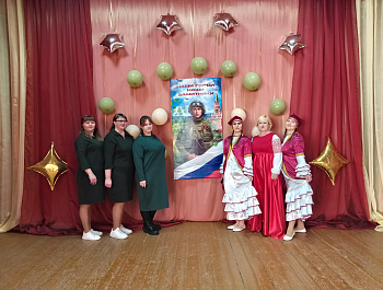 19 февраля на базе Первоханеневского СДК прошел праздничный концерт ,,Защитникам Отечества посвящается.."