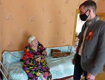 Акция «Поздравления с 9 мая» Яковлевка .