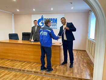 Глава района А. Д. Курочкин поздравил газовиков с грядущим профессиональным праздником