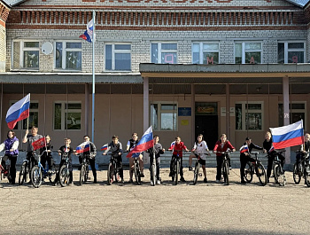  Школьники района принимают участие в велопробегах, посвящённых 81-ой годовщине Великой Победы 