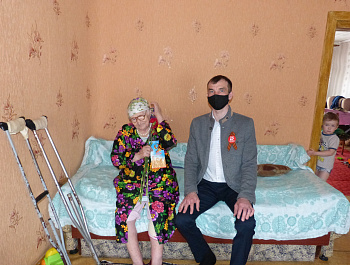 Акция «Поздравления с 9 мая» Яковлевка .