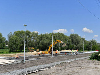 В Балашове ведется строительство городского пляжа.