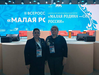 Глава района Н.В. Трошина принимает участие во втором Всероссийском муниципальном форуме «Малая Родина - Cила России»