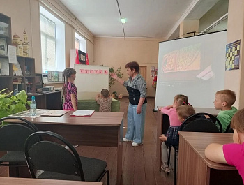«Сказание о письменах славянских»                                                                              Библиотечный урок-игра