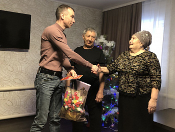 На территории Яковлевского МО в селе Яковлевка в декабре отметили юбилей 50 лет совместной жизни семья Тугушевых