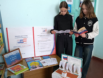 «Я-будущий избиратель»                                                                                                            Выставка-обзор