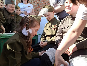 В детском саду с. Алексеевка провели «Зарницу»