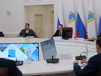 Сегодня в Правительстве Саратовской области прошла рабочая встреча губернатора Романа Бусаргина с заместителем председателя правления по региональному развитию «Сколково»