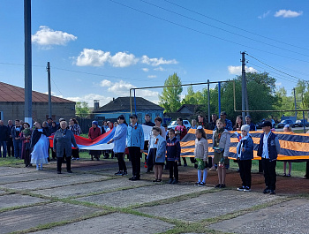 С утра 9 мая в с.Казанла состоялся митинг, посвящённый 80-й годовщине Победы Советского народа в Великой Отечественной войне