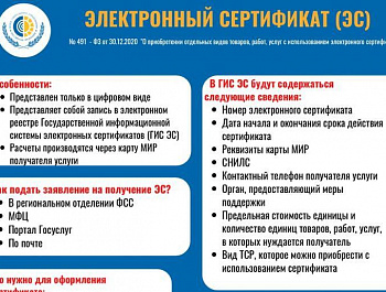 Электронный сертификат
