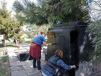 Благоустройство мемориалов и памятников