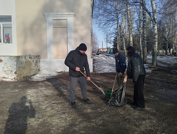 В Алексеевском МО приступили к весеннему благоустройству