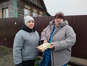 Поздравление матерей участников СВО с Днём матери в рамках акции «Мамы Героев»